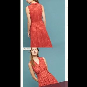 Anthropologie Elm Collared Eyelet summer dress size 2